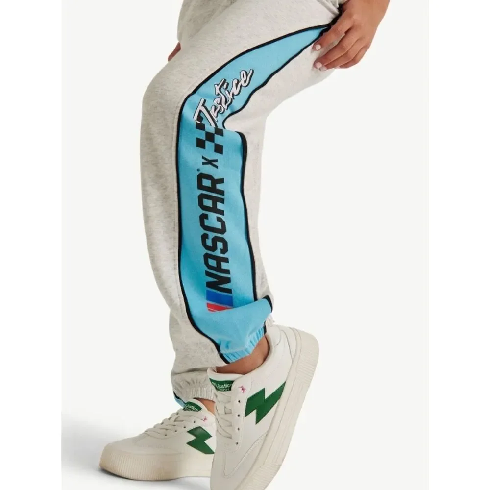 Girl’s Justice NASCAR X Justice Collab Jogger Pants Size S